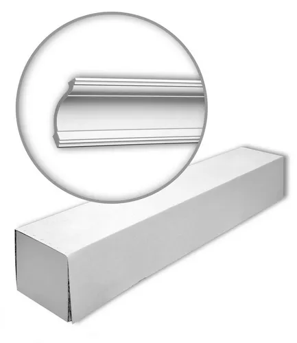 Profhome Eckleisten Set 8 Stück 16 m - Praktisches Set mit 8 Eckleisten aus leichtem und formstabilem Polystyrol, ideal für den Innenbereich. Vorgrundiert in Mattweiß, perfekt für eine ansprechende Raumgestaltung.