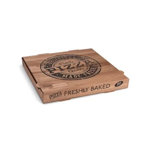 SWS 100 Pizzakartons aus Mikrowellpappe 30 x 30 x 4 cm von SWS