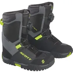 Scott X-Trax Evo SMB Snowmobil Stiefel, schwarz-gelb, Größe 41 für Männer - Robuste Snowmobil Stiefel mit integriertem Innenschuh und D-Ring für optimalen Halt. Ideal für den professionellen Einsatz in kalten Bedingungen.