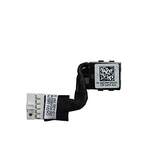 Gintai Strombuchse Netzteilbuchse DC Power Jack DC Dock DC Port Connector Flex Ladebuchse von Ersatz für Dell Latitude 7280 7290 7380 7480 7490 P73G 8GJM9 08GJM9 CN-08GJM9 DC30100Z400 DC30100Z600