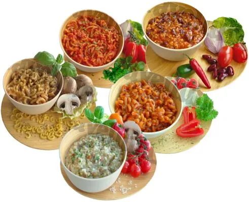 Travellunch Mahlzeit-Mix, Fleisch, 6x250g