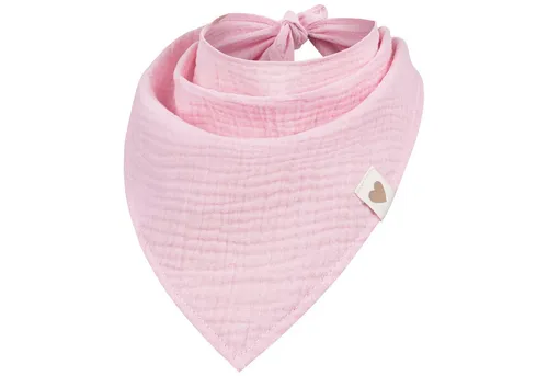 Smarilla Halstuch Dreieckstuch Bindetuch Kopftuch Uni Mädchen Junge Baby Musselin