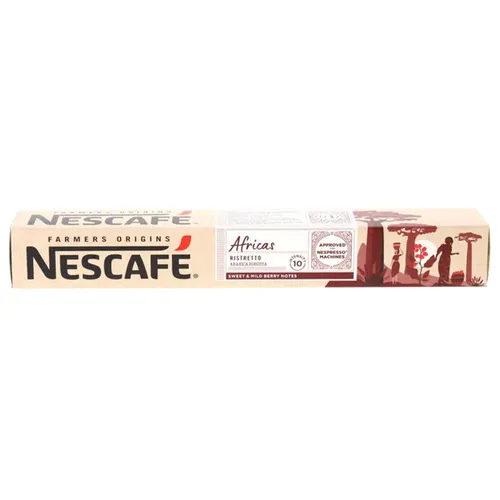 Nescafe Farmers Origins Africas Ristretto Coffee 10 Kapseln 55g