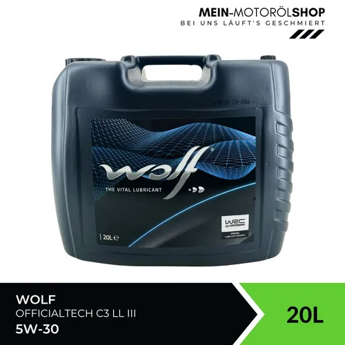 Wolf OfficialTech 5W-30 C3 LL III