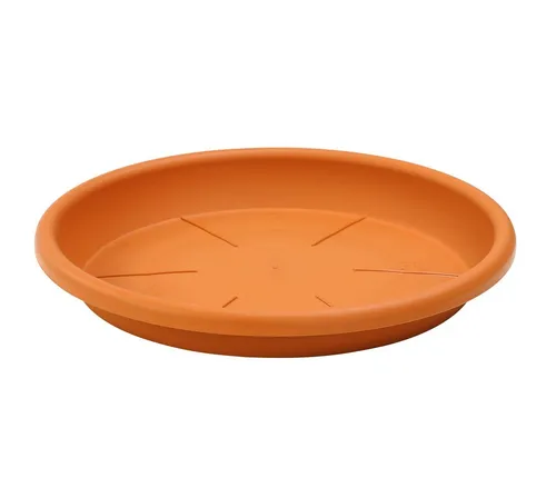 Dehner Blumentopf Untersetzer Eolo, rund, Kunststoff, Pflanzenuntersetzer für drinnen und draußen