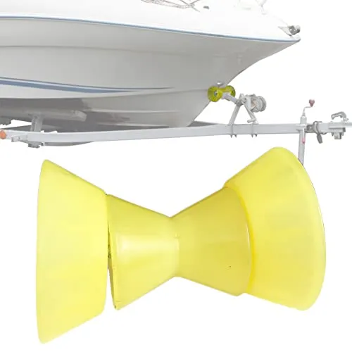 HWI 10,2 cm lange Poly-Schleifwalze, 1,2 cm Schaft, hinterlässt keine Spuren, mit Endkappe zum Stoppen von Bootsanhängern