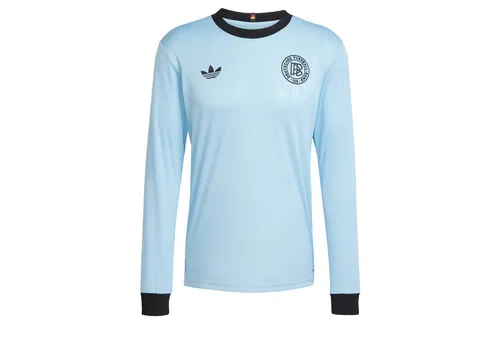 ADIDAS Herren Trikot DFB Anniversary - Feiere das 125-jährige Jubiläum der deutschen Nationalelf mit diesem inspirierten Fußballtrikot. Die feuchtigkeitsabsorbierende AEROREADY Technologie sorgt für optimalen Tragekomfort, während die Verwendung von recycelten Materialien zur Nachhaltigkeit beiträgt.