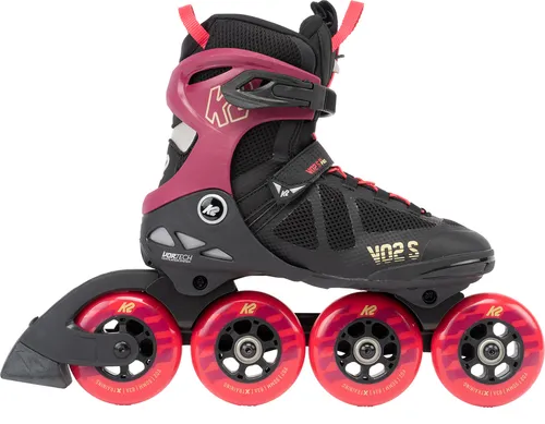 K2 VO2 S 90 W Inline Skate 2025 burgundy/pink von K2