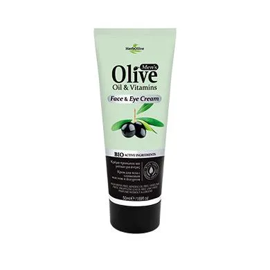 Herbolive Gesichtscreme für Männer mit Olivenöl, Granatapfel und Vitaminen, 50 ml
