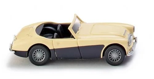 Wiking 081609 Austin Healey 3000 Elfenbein/braun HO 1:87 NEU