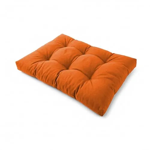 POKAR Palettenkissen 120x80 cm in Orange in orange von POKAR