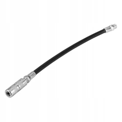 NEO TOOLS Panzerschlauch für Fettpressen 300 mm - Handhebelfettpresse Fettpresse Ersatzschlauch 11 x 300 mm - Flexible Fettpresse Peitschenschlauch - Handschmiermittel