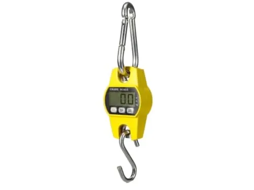 Perel Kranwaage, digital, bis 300 kg - Digitale Kranwaage mit präziser Tara- und Hold-Funktion, ideal für das Abwiegen von Objekten bis 300 kg, inklusive automatischer Abschaltung zur Batteriekonservierung.