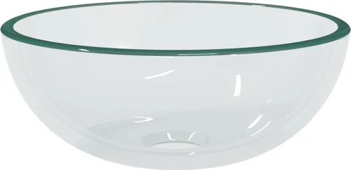 vidaXL Aufsatzwaschbecken aus Hartglas - Waschplätze - Stilvolles und langlebiges Waschbecken aus gehärtetem Glas, ideal für moderne Badezimmer und vielseitig einsetzbar.