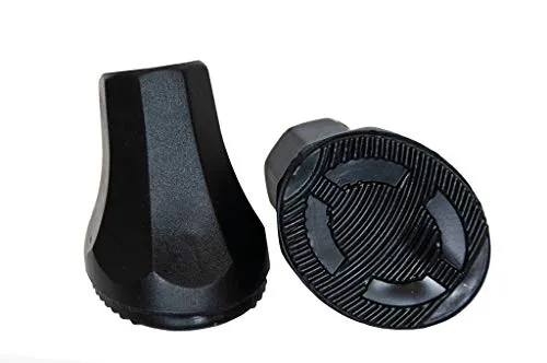 Gravidus Kunststoff-Füße für Fahrrad Zweibeinständer Robust haltbar Schwarz PVC idealer Ersatz