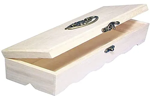 Rayher 62298000 Holz Box FSC Mix Credit, 29x9,5x8cm