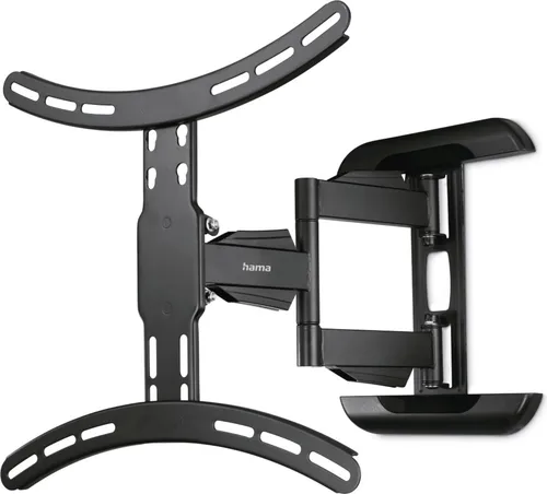 Hama 00220834 TV-Halterung - für 32-65 Zoll Fernseher, bis 35 kg, 400x400 mm VESA, schwenkbar und platzsparend in Schwarz