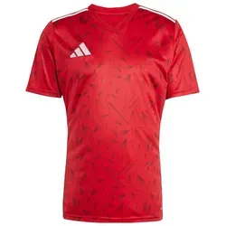 adidas Performance Team Icon 25 Fußballtrikot rot XXL - Hochwertiges Fußballtrikot aus 100% Polyester mit AEROREADY-Technologie für optimalen Tragekomfort. Ideal für Teamsport und Freizeit, in auffälligem Rot mit V-Ausschnitt und Kurzarm.