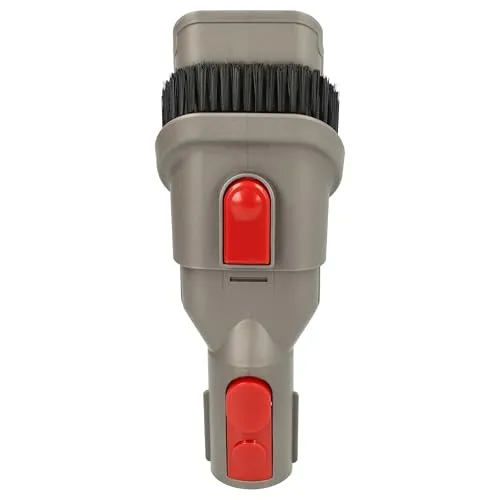 vhbw 2-in-1 Kombidüse, Fugendüse Möbelbürste kompatibel mit Dyson V8 Absolute, V8 Advanced, V8 Total Clean Staubsauger - 7,7cm