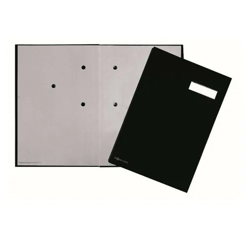 PAGNA Bewerbungsmappe Unterschriftsmappe Pagna 24052 - 5Fächer - schwarz (1-St)