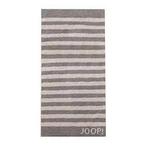 Joop! Handtücher Classic Stripes 1610 Graphit - 70x50 cm - Handtücher in ausdrucksstarken Blockstreifen, extra weich und pflegeleicht aus 100% hochwertiger Baumwolle, ideal für jeden Haushalt.