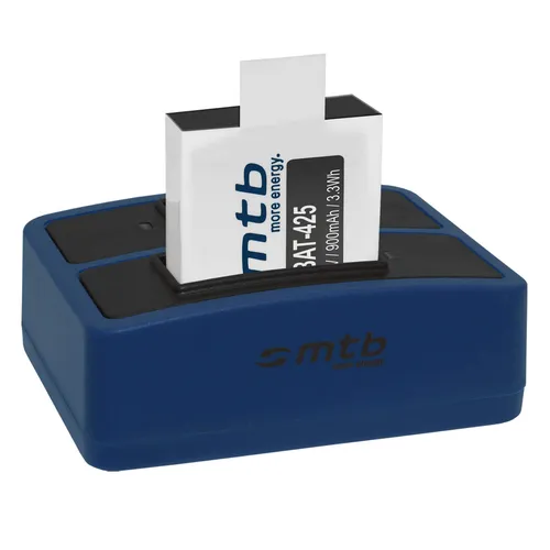 Akkuset Dual Ladegerät Akku für Rollei Action Cam (AC) 425, 426