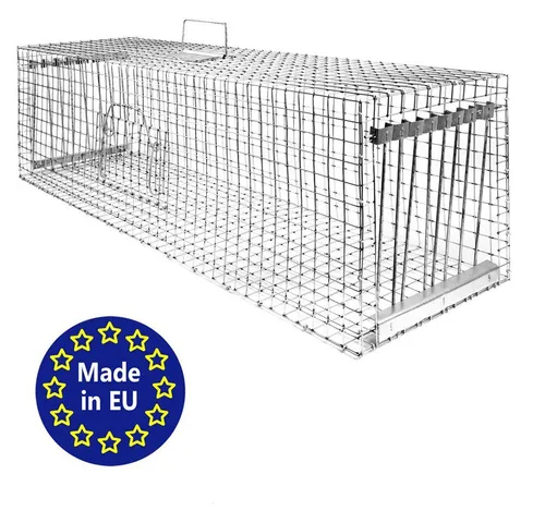 Petigi Lebendfalle für Vögel - Effektive Umsiedlung ohne Gift - Haustierabwehr & Wildtierabwehr: Wetterfeste, robuste Lebendfalle mit 2 Eingängen, ideal für die sichere Umsiedlung von Vögeln. Einfach zu handhaben und wiederverwendbar.