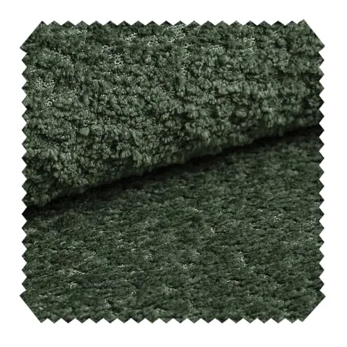 novely® CORIO Luxus Bouclé-Möbelstoff mit 3D-Struktur, UV-beständiger Polsterstoff, Meterware 1lfm | Farbe: 20 Dunkelgrün