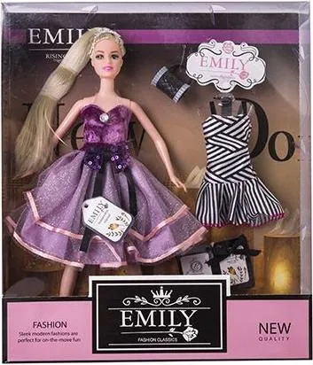 Emily Puppe 29 cm mit Ballkleid & Zubehör