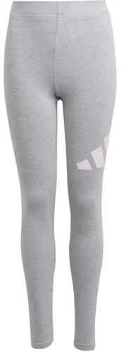 adidas Performance Jogginghose JG BL LEG 230 MGREYH/CLPINK - Trainingsbekleidung aus 93% Baumwolle und 7% Elasthan, bequem und ideal für aktive Kinder in Größe 128.