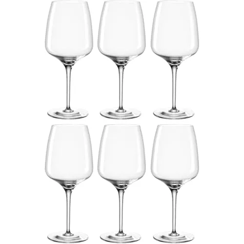 LEONARDO 6er-Gläserset Cesti, transparent/klar - Gläser & Karaffen: Hochwertiges 6er-Set aus stoßfestem Kristallglas mit modernem, niedrigem Stiel für stilvolles Trinken.