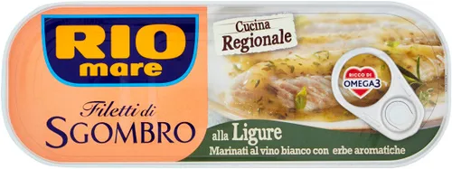 [SCZ] Makrelenfilets Filetti di Sgombro alla Ligure 120g - Rio Mare