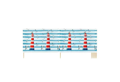 Ladeheid Windschutz Strand Sichtschutz 10m LAEX001 von Ladeheid