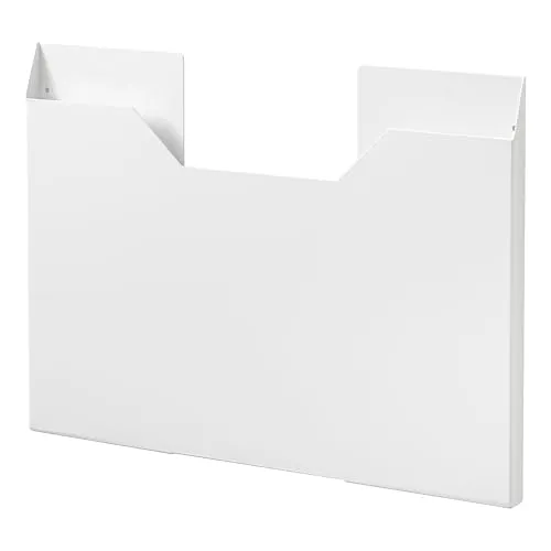 Yamazaki 4886 TOWER Tischunterlagen-Aufbewahrung L, weiß in weiß von Yamazaki