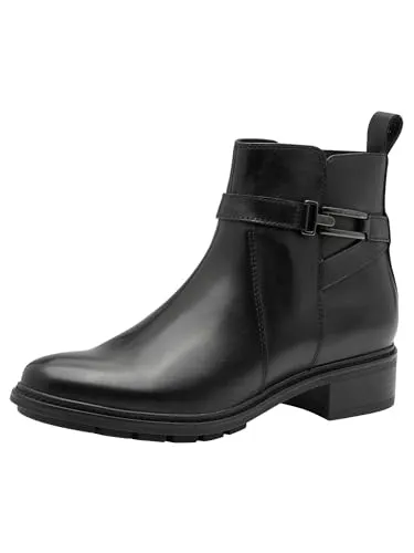 Tamaris Ankle Boots Damen 32313231383338 Schwarz 42 EU - Stylische Ankle Boots für Damen in Schwarz mit Blockabsatz und Reißverschluss. Perfekt für jeden Anlass und bequem zu tragen.