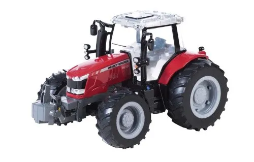 Tomy Britain's Massey Ferguson 6613 Tractor - Spielzeugauto mit beweglichen Teilen, realistischen Lichtern und Geräuschen. Ideal für drinnen und draußen, geeignet für junge Bauern von 3-8 Jahren.