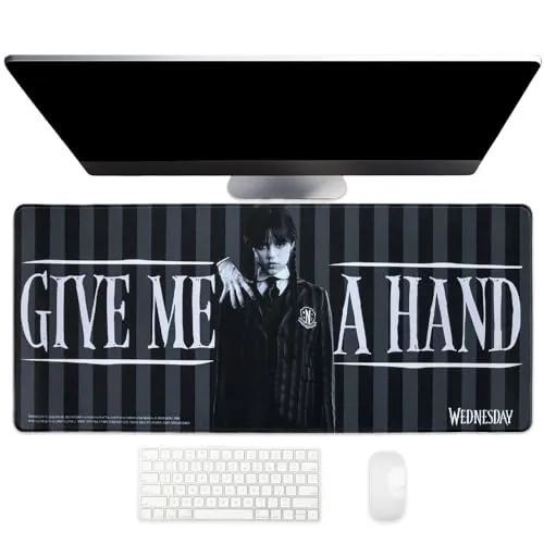 thumbsUp! Schreibtischunterlage Wednesday in schwarz von Thumbs Up