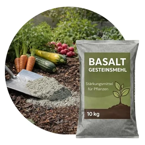 Basaltmehl 10kg – Natürliches Gesteinsmehl für die Bodenverbesserung