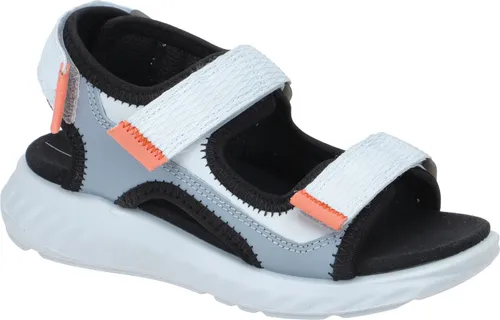 Ecco Trekkingsandalen Damen 31373833333536 Blau 39 EU - Wanderschuhe, leichte und atmungsaktive Trekkingsandalen aus Leder/Textil, ideal für warme Tage mit flexiblem PU-Boden für ein angenehmes Laufgefühl.