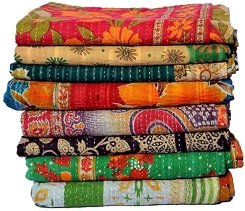 Estationeryhouse Kantha-Steppdecke