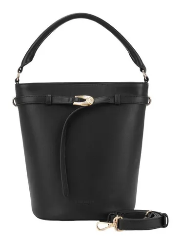 Seidenfelt Manufaktur Umhängetasche Bucket Bag Schwarz