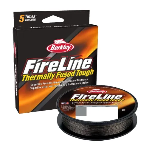 Berkley FireLine® Fused Original - 8-Strand Superline, Ultra-zähe & Abriebfeste geflochtene Angelschnur für überragendes Feingefühl und geschmeidige Würfe, grün, 0,12 mm, 7,2 kg, 164 yd|150 m