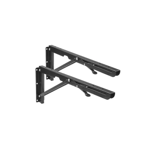 MC-876 - Wandhalterungen, klappbar, schwarz, 50 kg