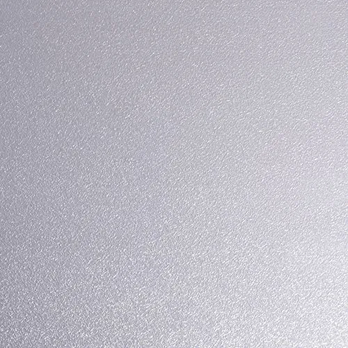 Fensterfolie statisch Vitrostatic Sand fein, Sichtschutz Folie, Milchglasfolie, Scheibenfolie, Folie für Duschkabine, Glasdekorfolie, transparent, 45cm x 1,5m, 200µm (Stärke: 0,2mm), Venilia 53012