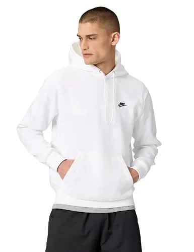 NIKE M NK Club BB PO Hoodie Sweatshirt - Weicher Fleece-Hoodie für hohen Tragekomfort. Klassisches Design mit verstellbarer Kapuze und Kängurutasche. Ideal für Freizeit und den täglichen Gebrauch.