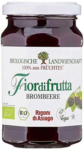 Rigoni di Asiago Fiordifrutta - Fruchtaufstrich - Brombeere Bio, 250 g