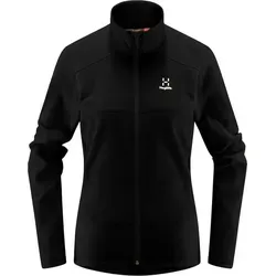 HAGLOFS Damen Buteo Mid Polarfleece, True Black, 36 von Haglöfs