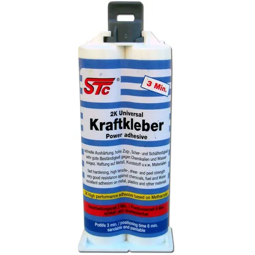 STC 2K universal Power Hochleistungskleber Kraftkleber 3 min. 50 ml