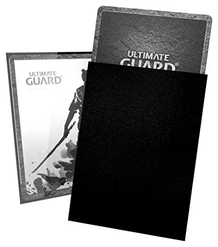 Ultimate Guard UGD010112 Kartenhüllen, Schwarz, Standard Size (66 x 91mm)