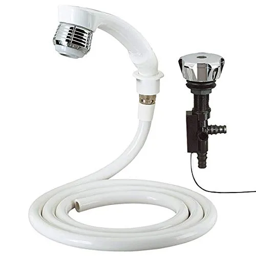 Comet-Dusch-Set Novo-Super (weiß/Chrom)